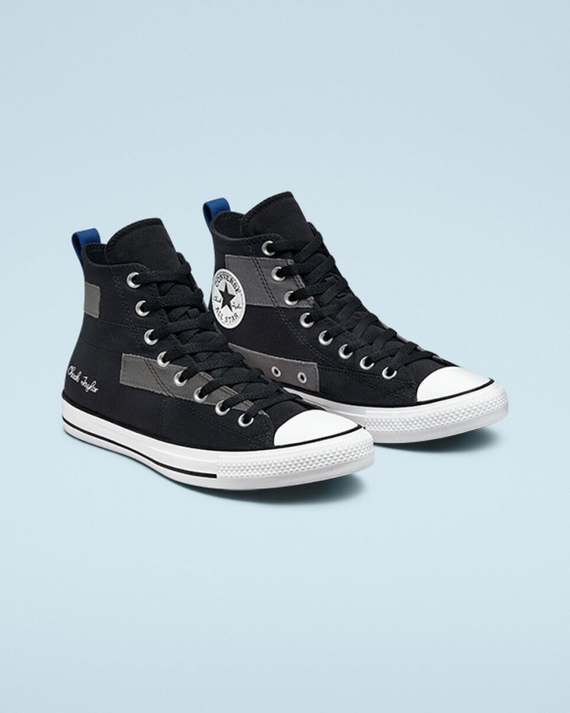 Converse Chuck Taylor All Star Desert Patchwork Zwart Blauw Wit | 8320-UCWNF