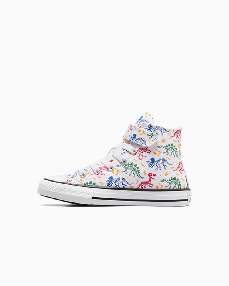 Converse Chuck Taylor All Star Easy-On Dinos Wit Rood Groen | 5061-DERXG