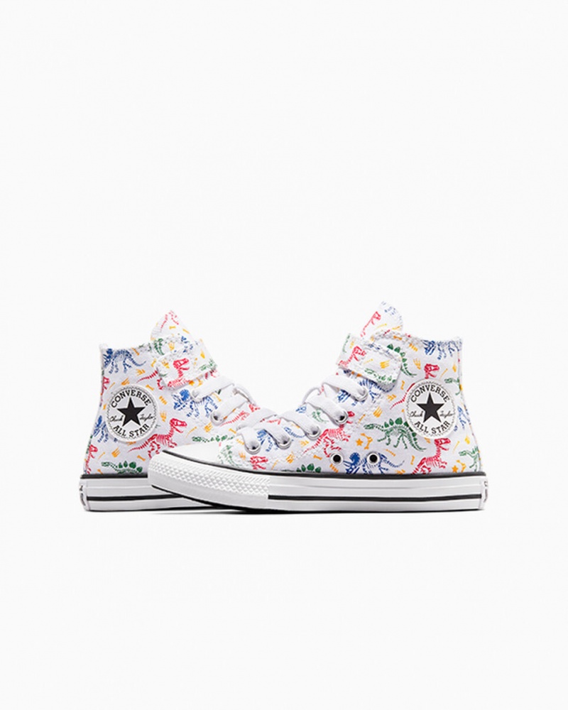 Converse Chuck Taylor All Star Easy-On Dinos Wit Rood Groen | 5061-DERXG