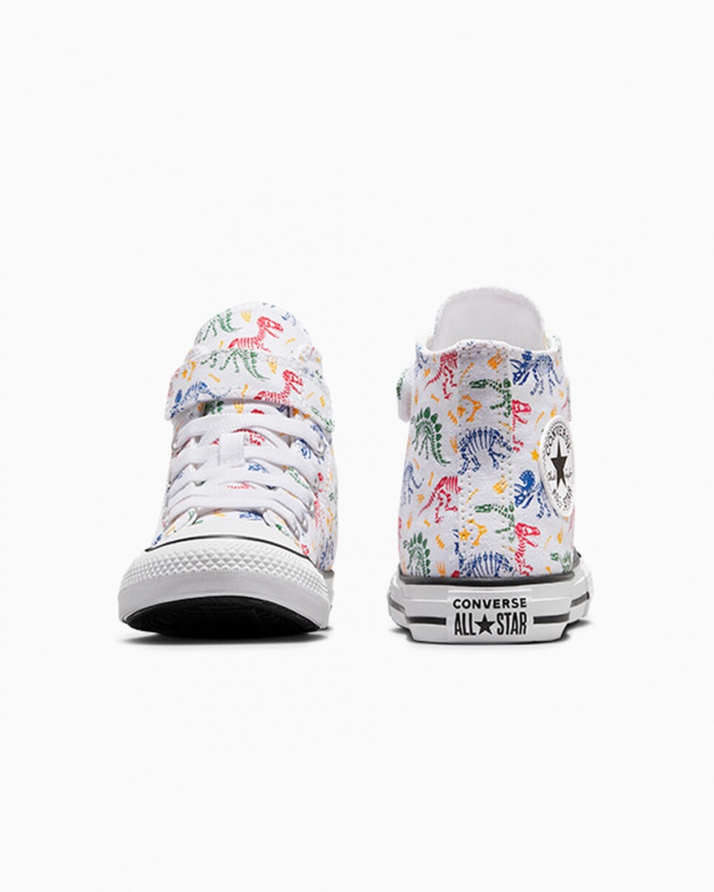 Converse Chuck Taylor All Star Easy-On Dinos Wit Rood Groen | 5061-DERXG