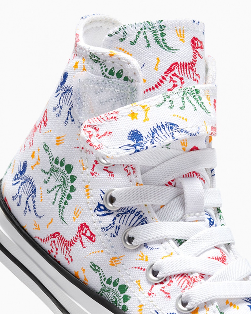 Converse Chuck Taylor All Star Easy-On Dinos Wit Rood Groen | 5061-DERXG