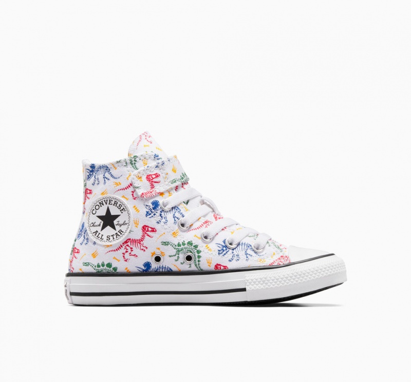 Converse Chuck Taylor All Star Easy-On Dinos Wit Rood Groen | 5061-DERXG