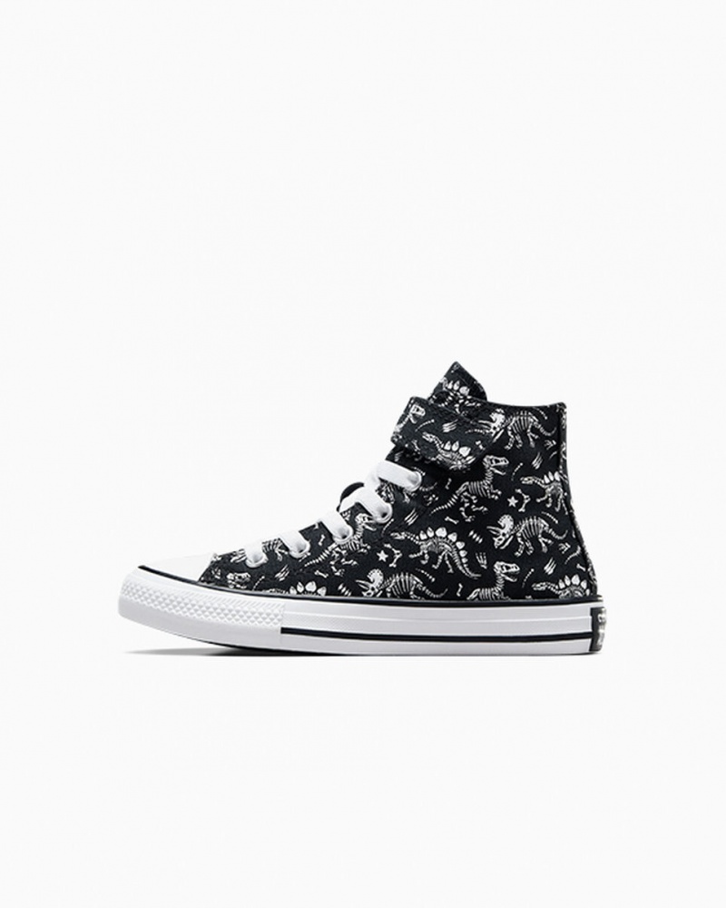 Converse Chuck Taylor All Star Easy-On Dinos Zwart Wit Wit | 5964-RCSAF