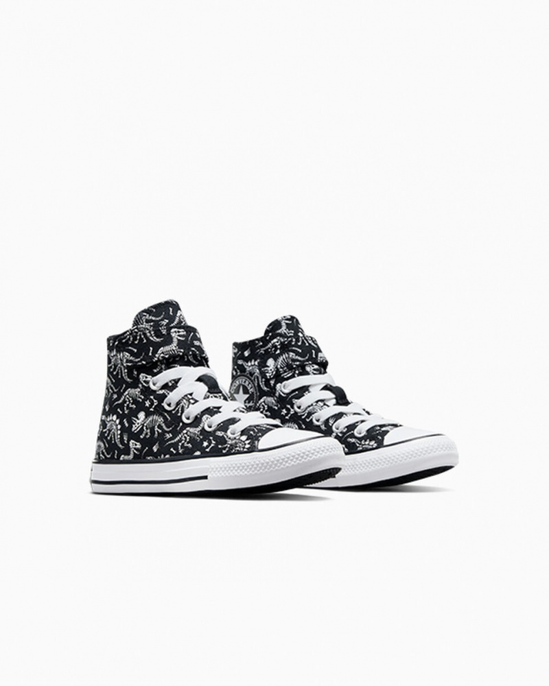 Converse Chuck Taylor All Star Easy-On Dinos Zwart Wit Wit | 5964-RCSAF