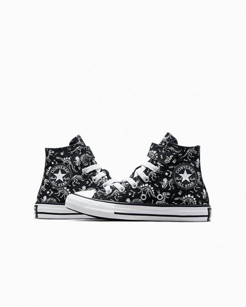 Converse Chuck Taylor All Star Easy-On Dinos Zwart Wit Wit | 5964-RCSAF