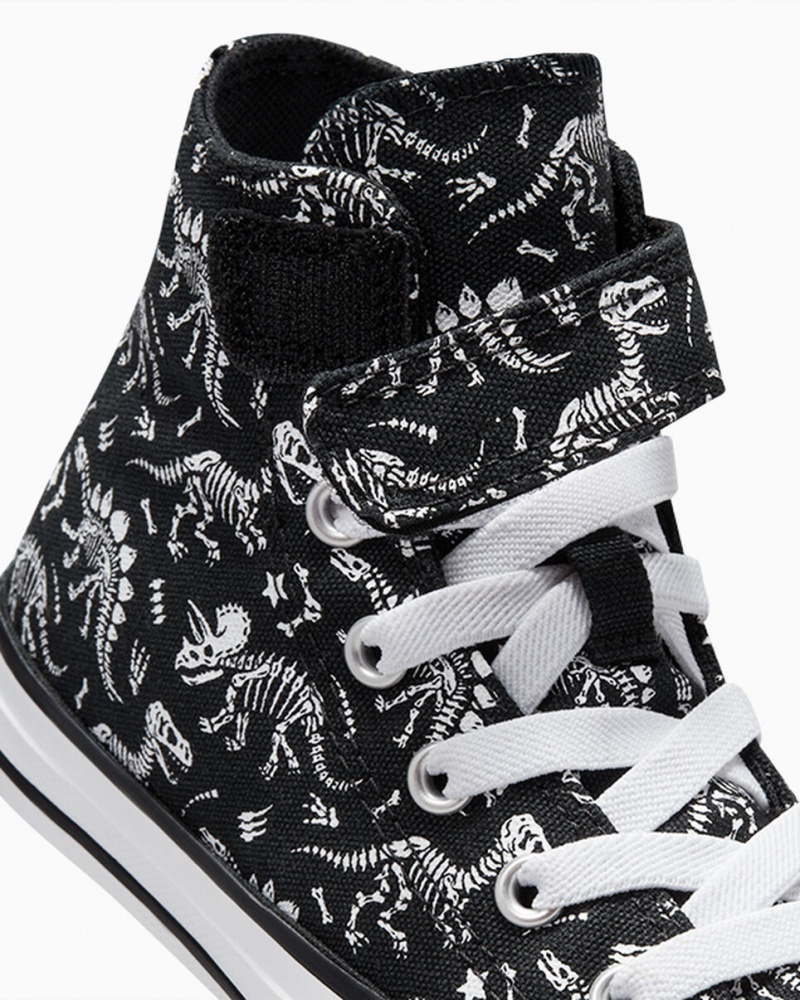 Converse Chuck Taylor All Star Easy-On Dinos Zwart Wit Wit | 5964-RCSAF