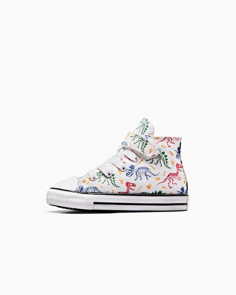 Converse Chuck Taylor All Star Easy-On Dinos Wit Rood Groen | 3826-IOLEZ