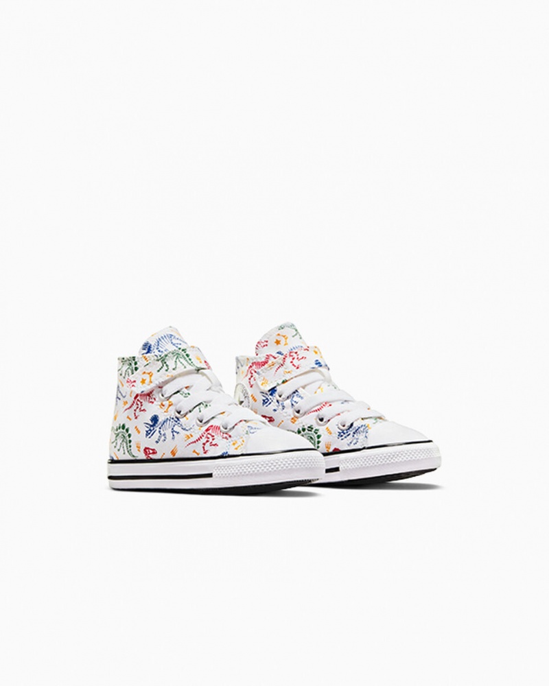 Converse Chuck Taylor All Star Easy-On Dinos Wit Rood Groen | 3826-IOLEZ