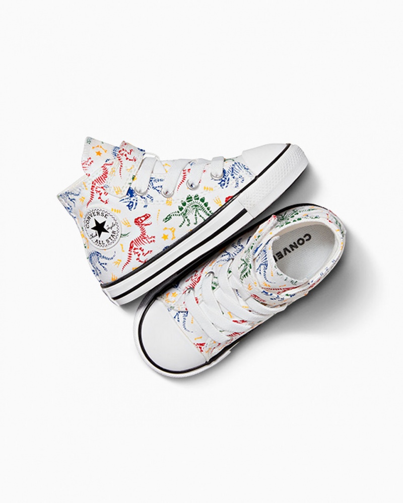 Converse Chuck Taylor All Star Easy-On Dinos Wit Rood Groen | 3826-IOLEZ