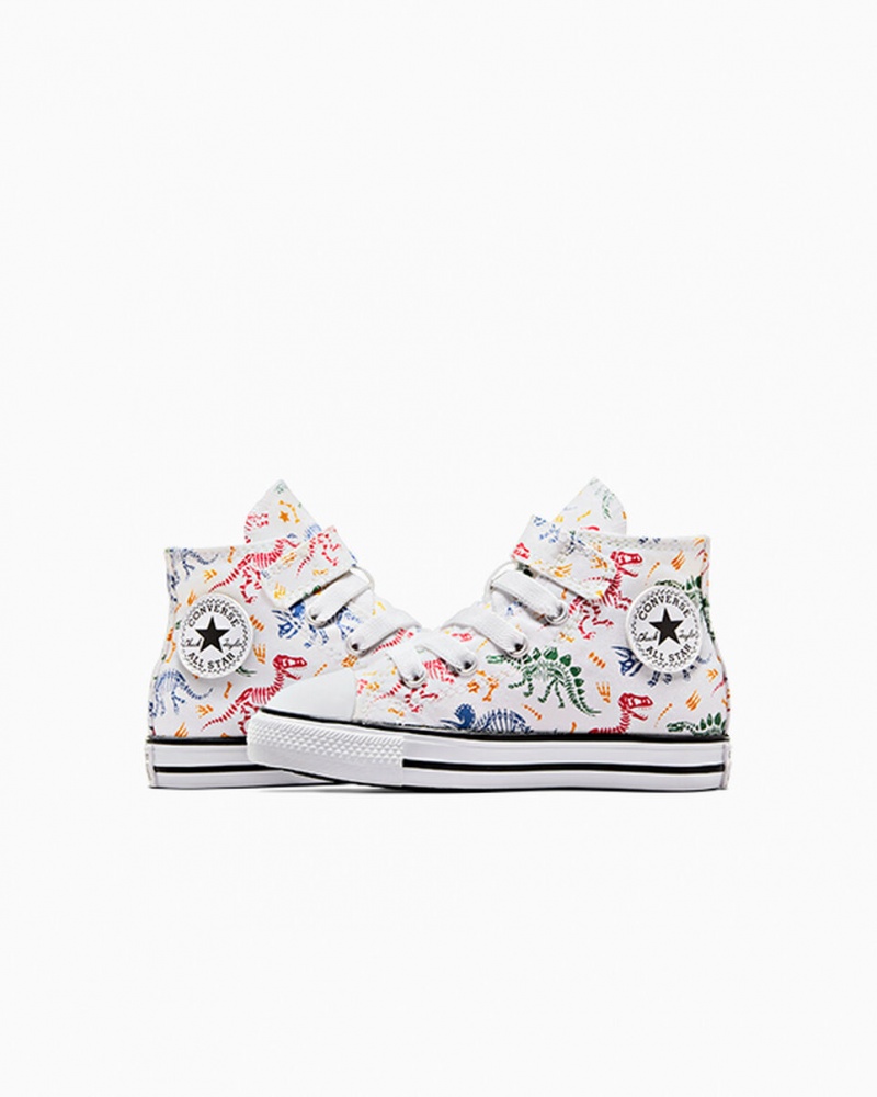 Converse Chuck Taylor All Star Easy-On Dinos Wit Rood Groen | 3826-IOLEZ