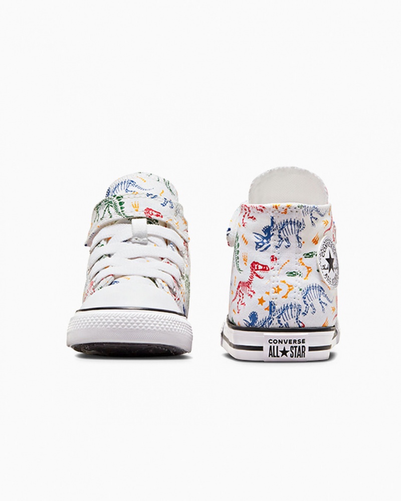 Converse Chuck Taylor All Star Easy-On Dinos Wit Rood Groen | 3826-IOLEZ