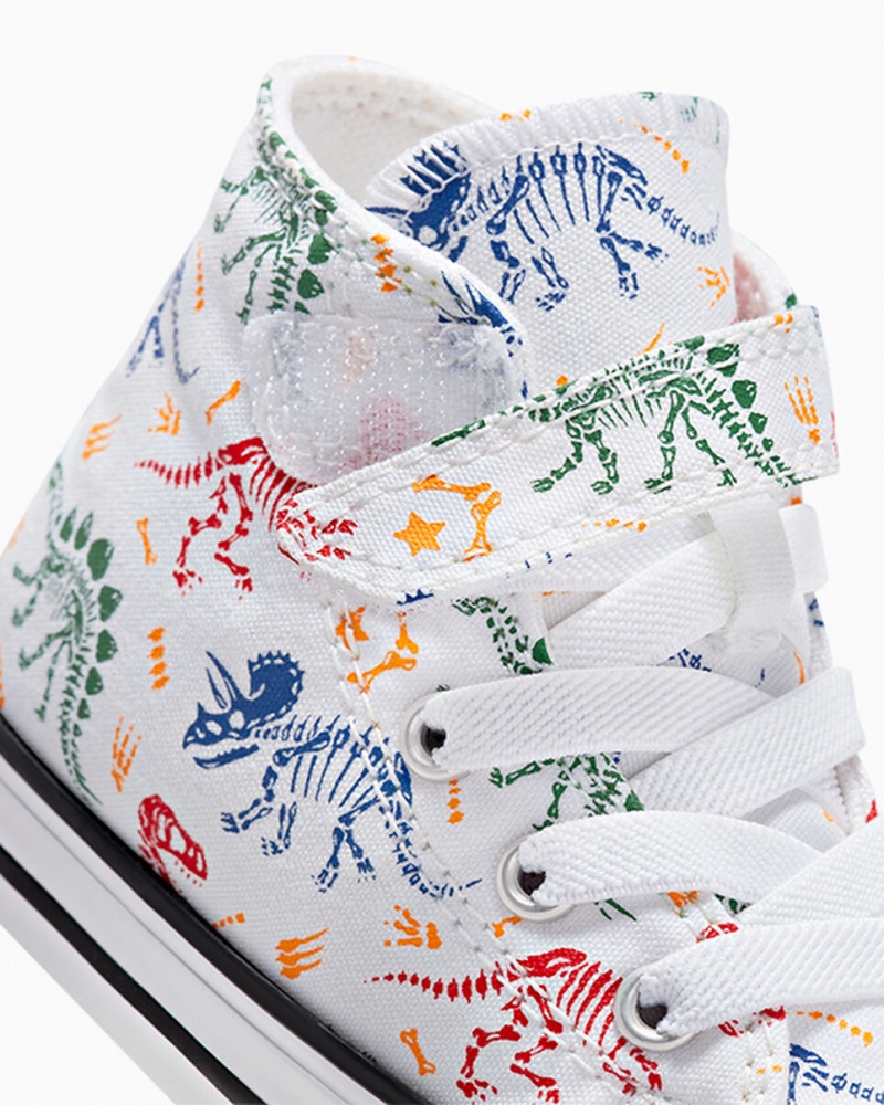 Converse Chuck Taylor All Star Easy-On Dinos Wit Rood Groen | 3826-IOLEZ