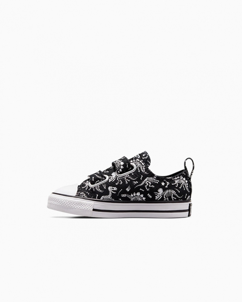 Converse Chuck Taylor All Star Easy-On Dinos Zwart Wit Wit | 1354-ACKSW