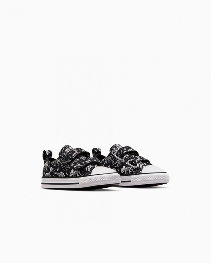 Converse Chuck Taylor All Star Easy-On Dinos Zwart Wit Wit | 1354-ACKSW