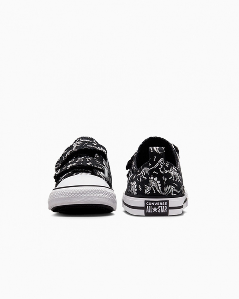 Converse Chuck Taylor All Star Easy-On Dinos Zwart Wit Wit | 1354-ACKSW