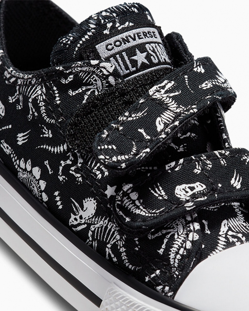 Converse Chuck Taylor All Star Easy-On Dinos Zwart Wit Wit | 1354-ACKSW