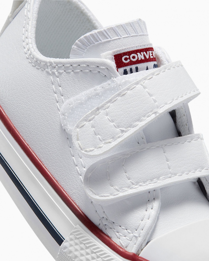 Converse Chuck Taylor All Star Easy-On Leren Wit | 8412-WRHNI