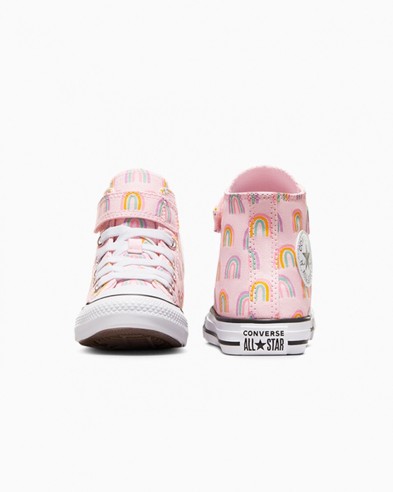 Converse Chuck Taylor All Star Easy-On Rainbows Roze | 5918-GJLUN