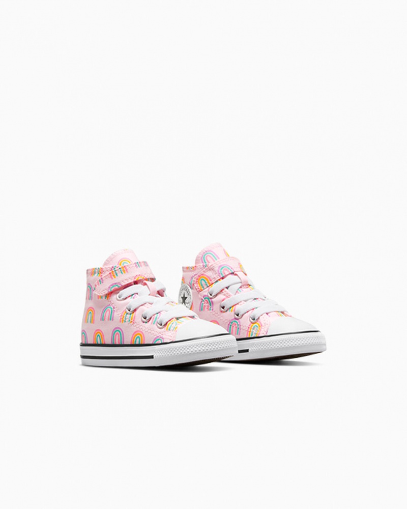 Converse Chuck Taylor All Star Easy-On Rainbows Roze | 6297-EFGHZ