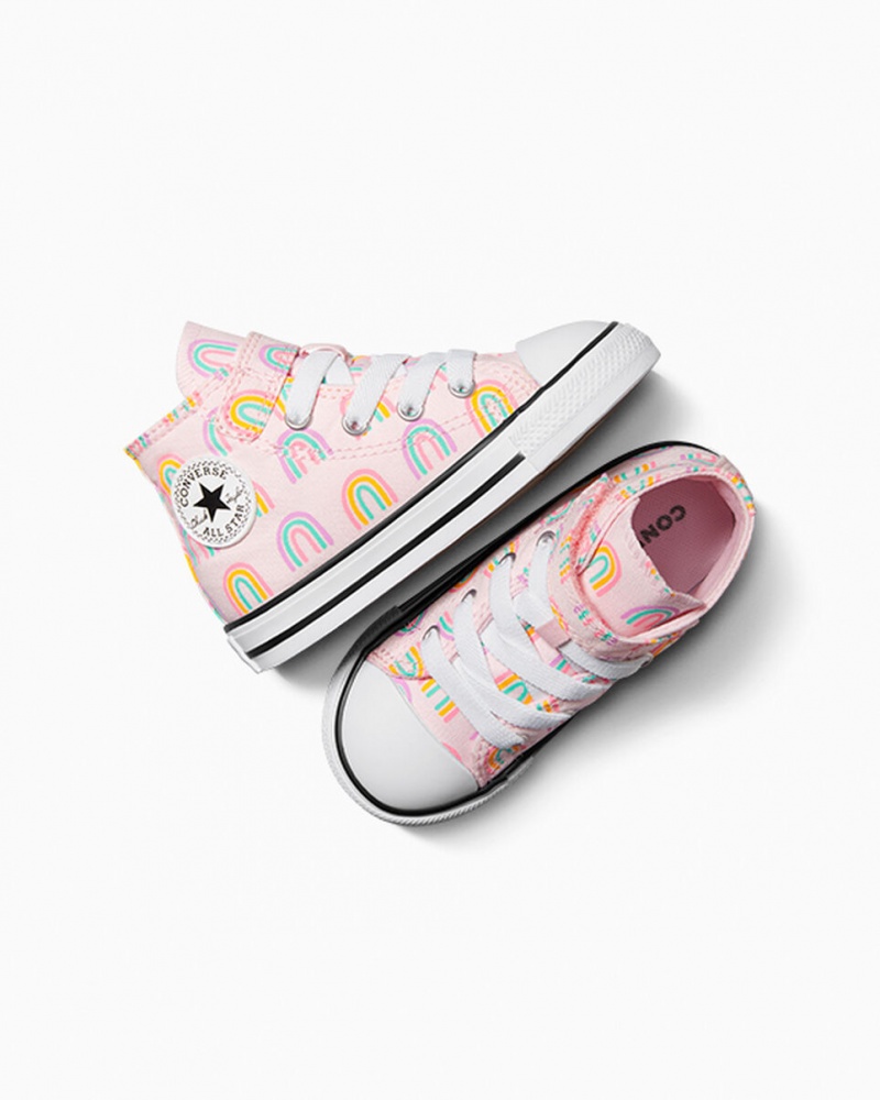 Converse Chuck Taylor All Star Easy-On Rainbows Roze | 7203-BYSWO