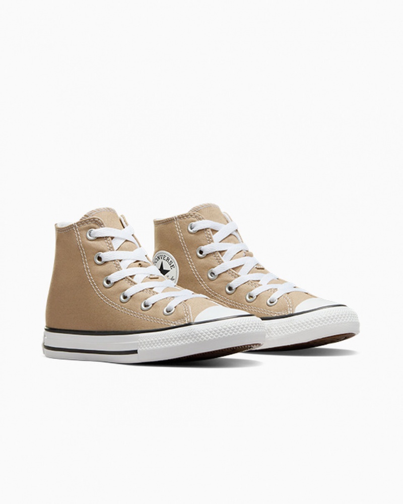 Converse Chuck Taylor All Star Excess Materials Khaki Wit Zwart | 4095-MFTXO