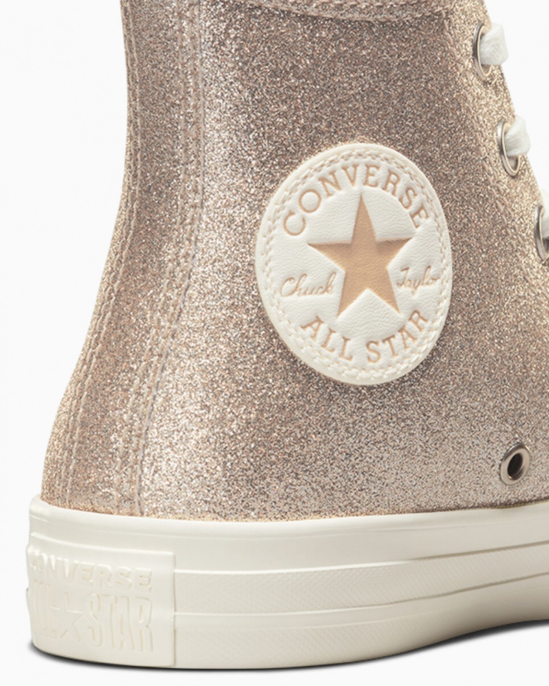 Converse Chuck Taylor All Star Glitter Lichtgoud | 2980-VFLOU