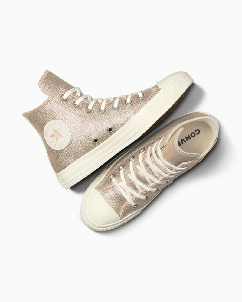 Converse Chuck Taylor All Star Glitter Lichtgoud | 2980-VFLOU