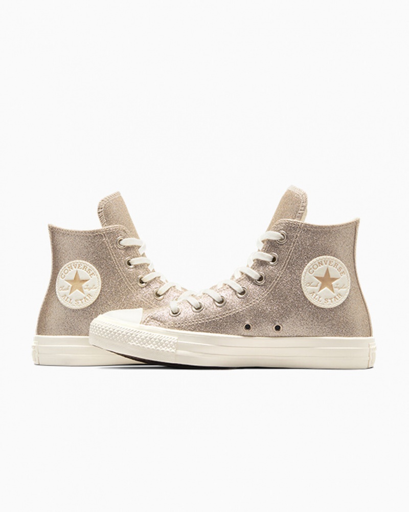 Converse Chuck Taylor All Star Glitter Lichtgoud | 2980-VFLOU