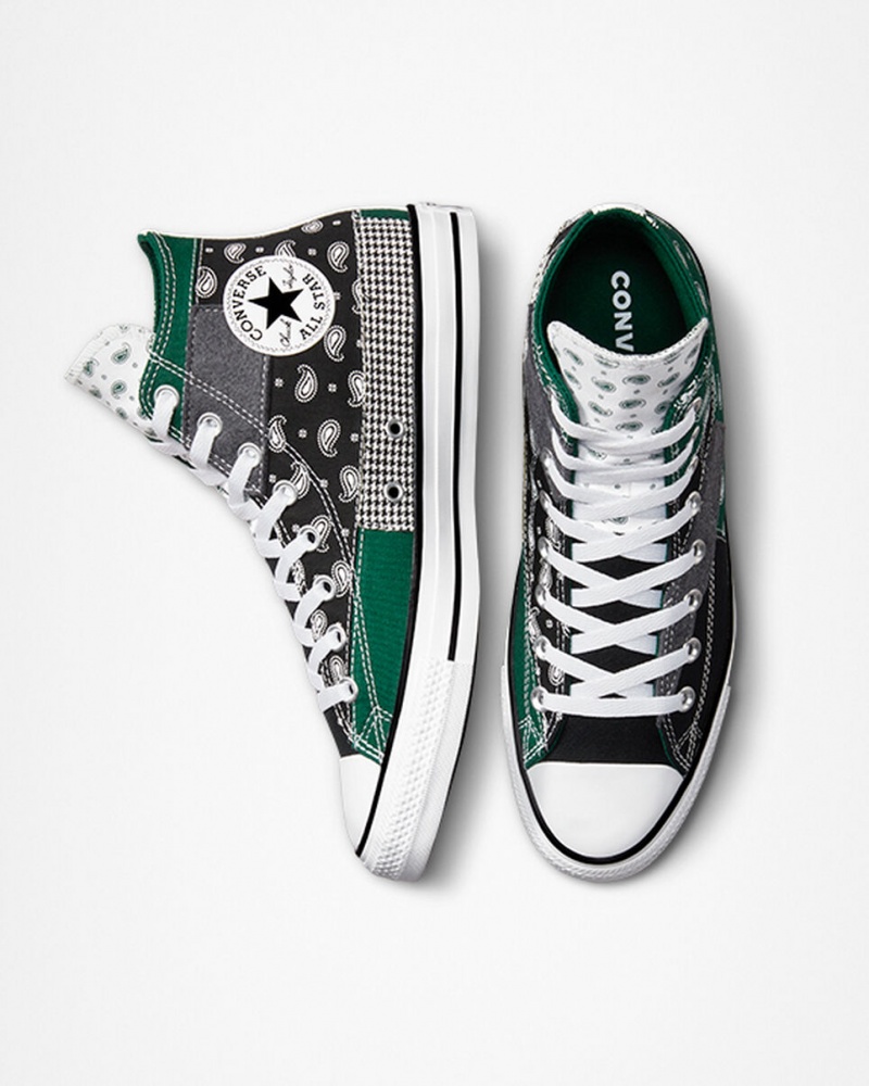 Converse Chuck Taylor All Star Hacked Patterns Zwart Wit | 6354-ZTMBO