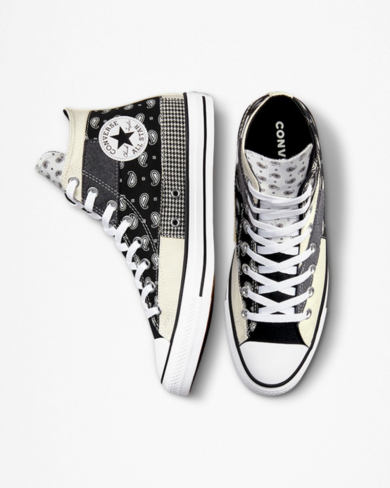 Converse Chuck Taylor All Star Hacked Patterns Zwart Wit | 4761-PEDMN