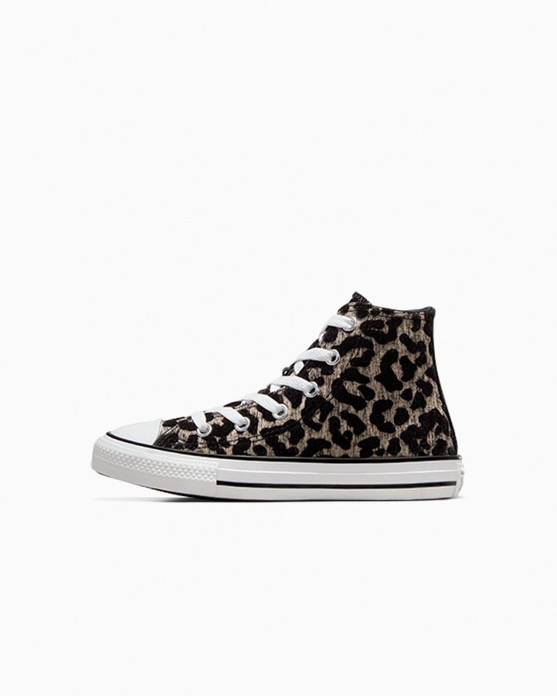 Converse Chuck Taylor All Star Leopard Lichtzwart Wit | 4120-YVXCT