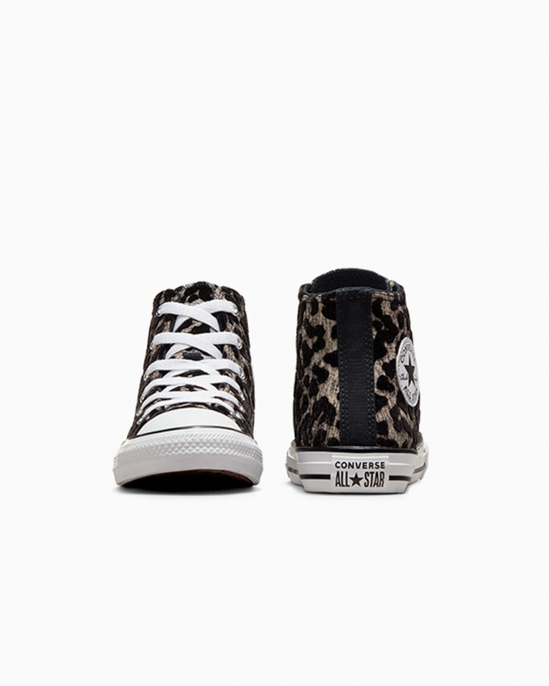 Converse Chuck Taylor All Star Leopard Lichtzwart Wit | 4120-YVXCT