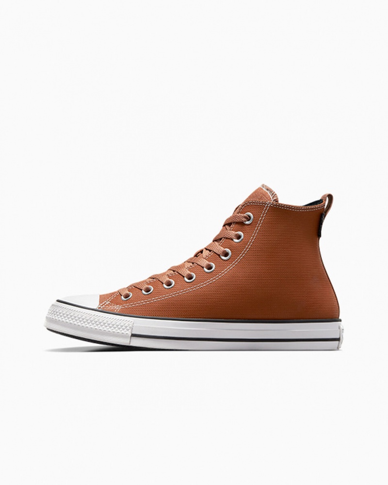 Converse Chuck Taylor All Star Leren Wit | 8027-VDHGC