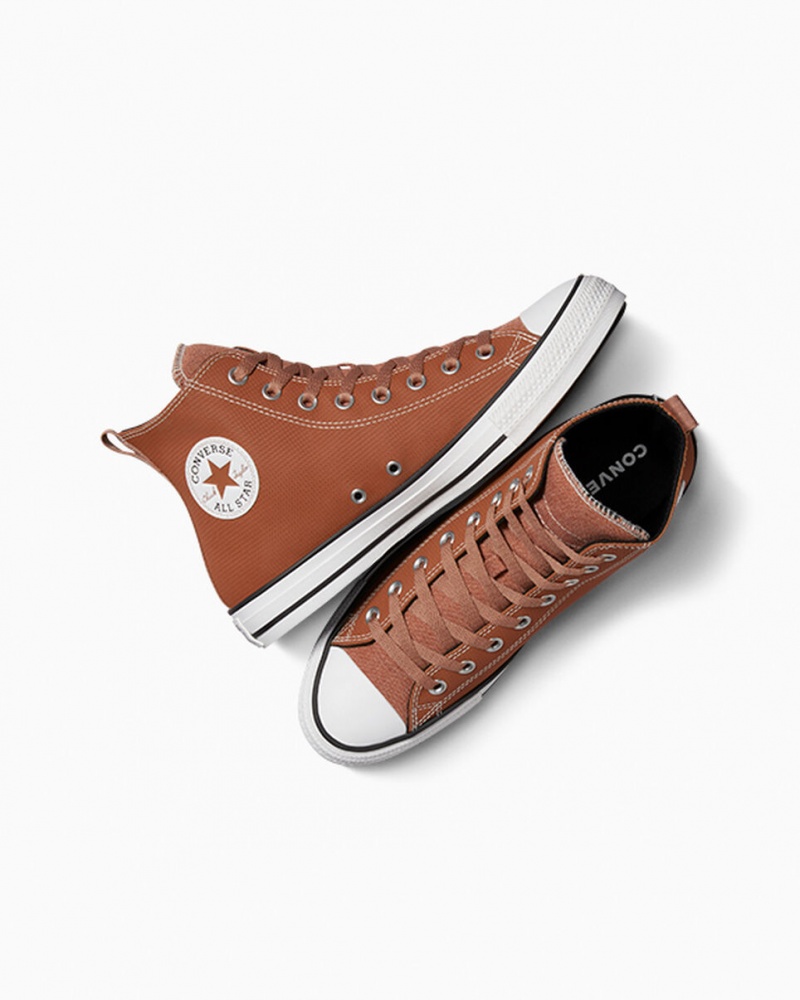 Converse Chuck Taylor All Star Leren Wit | 8027-VDHGC