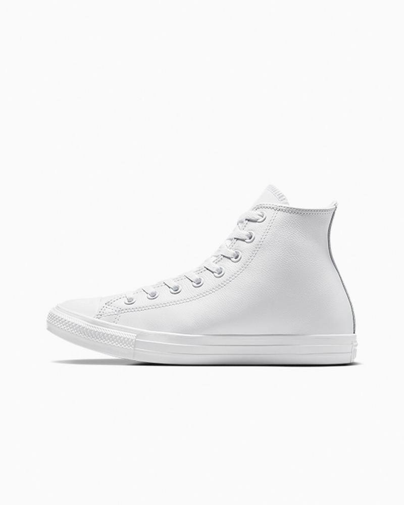 Converse Chuck Taylor All Star Leren Wit | 3891-LFWAT