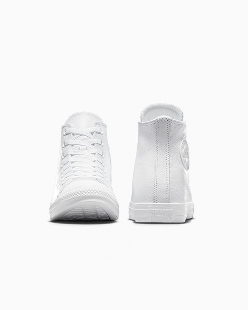 Converse Chuck Taylor All Star Leren Wit | 3891-LFWAT