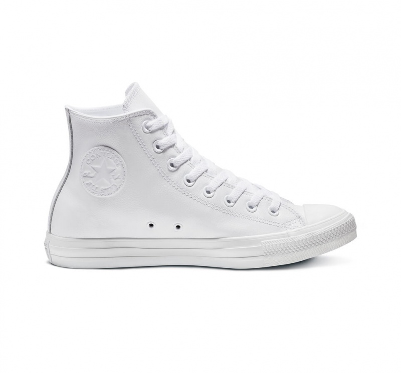 Converse Chuck Taylor All Star Leren Wit | 3891-LFWAT