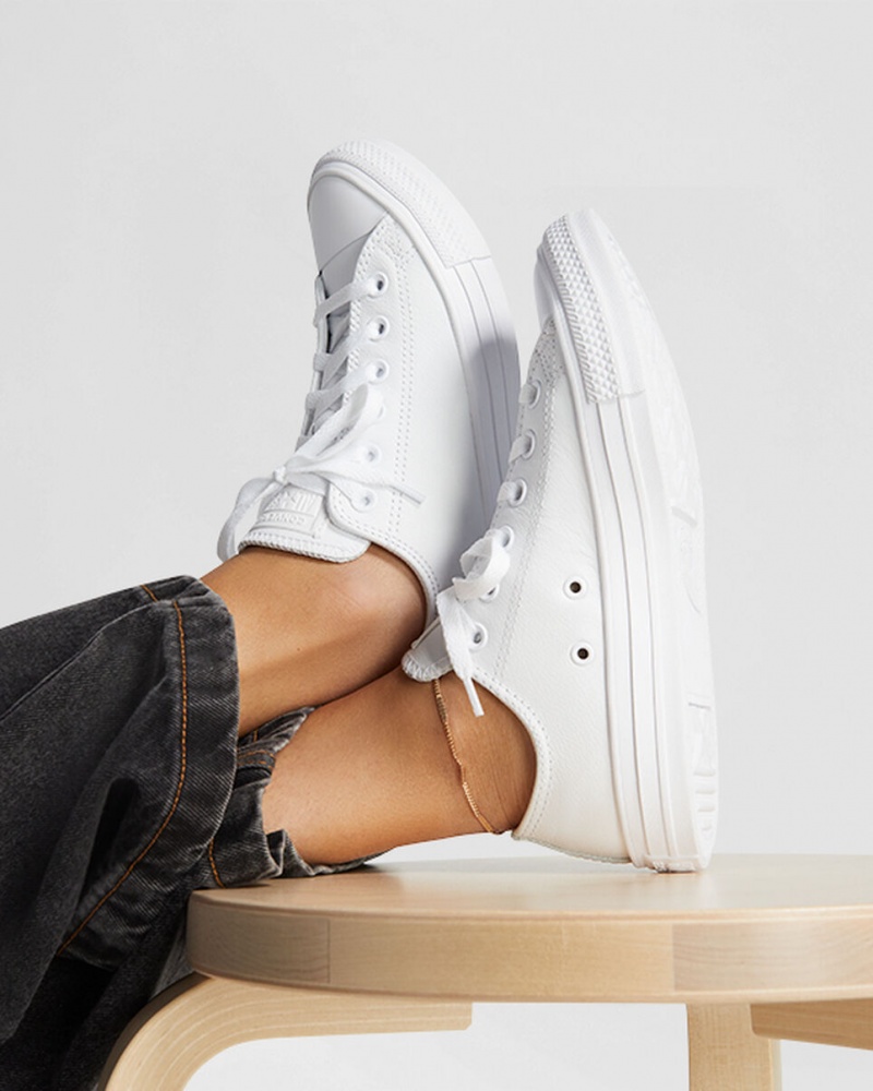 Converse Chuck Taylor All Star Leren Wit | 2083-SDCML