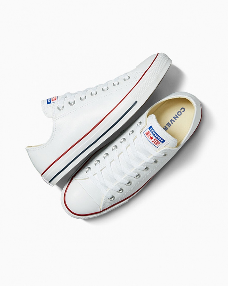 Converse Chuck Taylor All Star Leren Wit | 4968-LBAFX