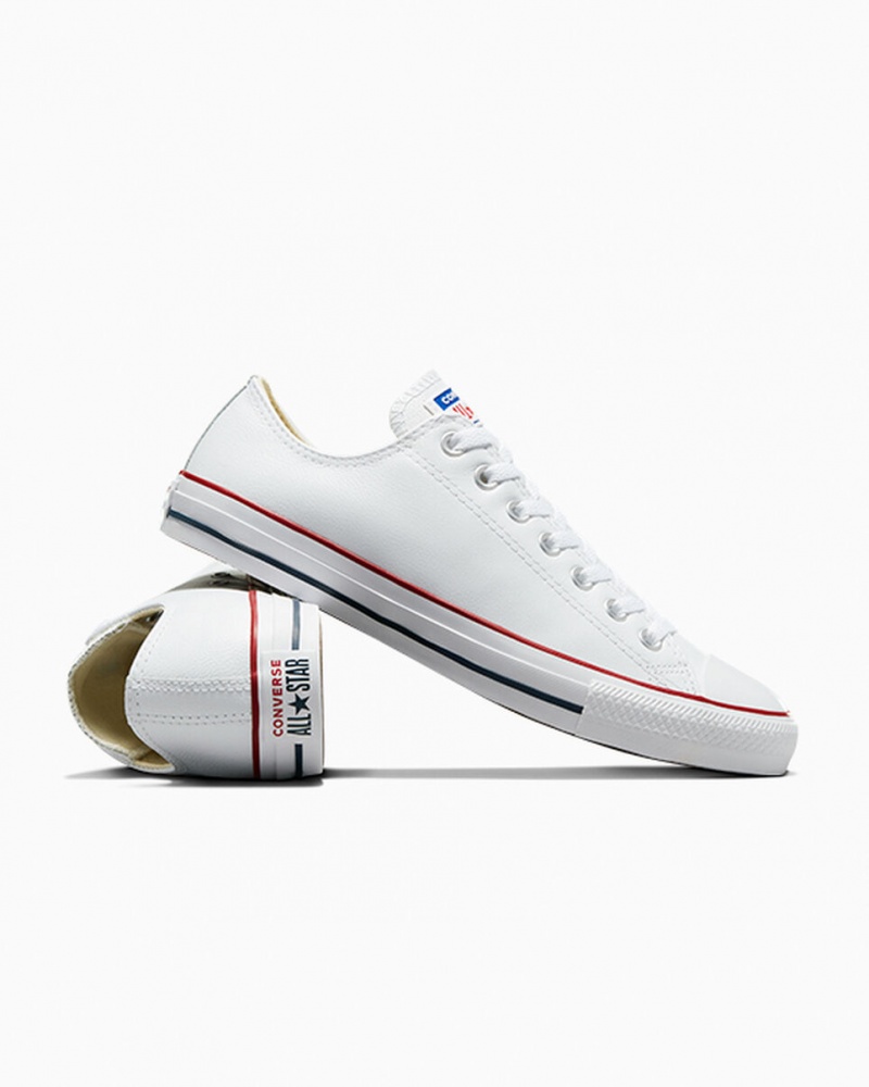 Converse Chuck Taylor All Star Leren Wit | 4968-LBAFX