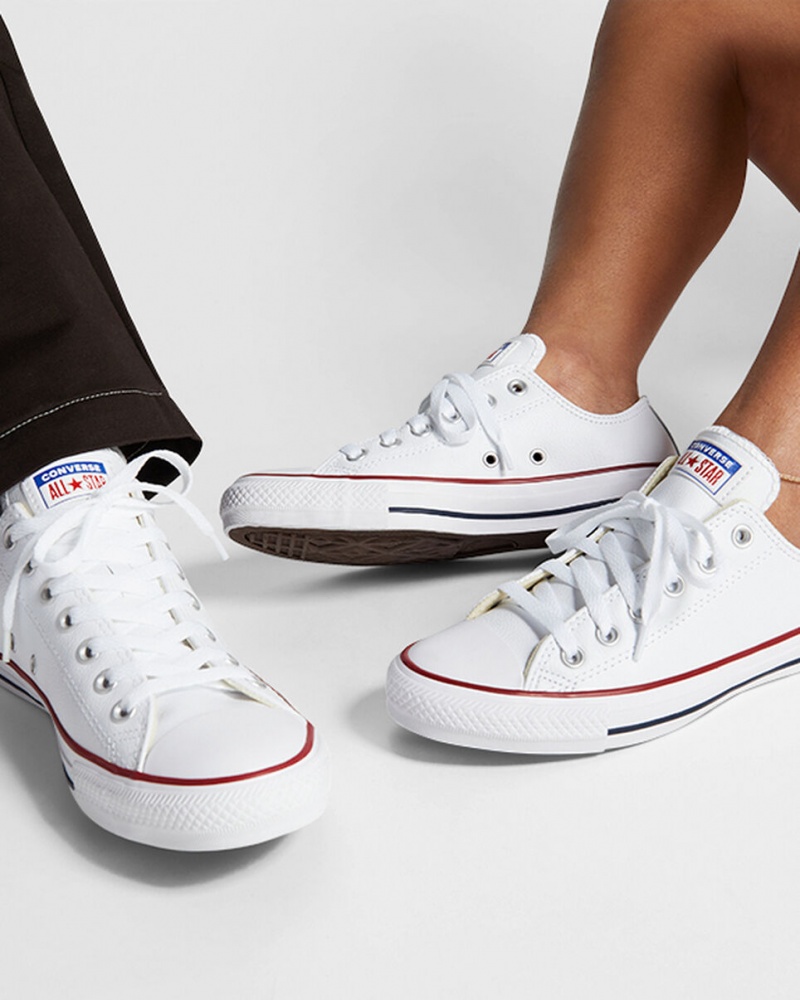 Converse Chuck Taylor All Star Leren Wit | 4968-LBAFX