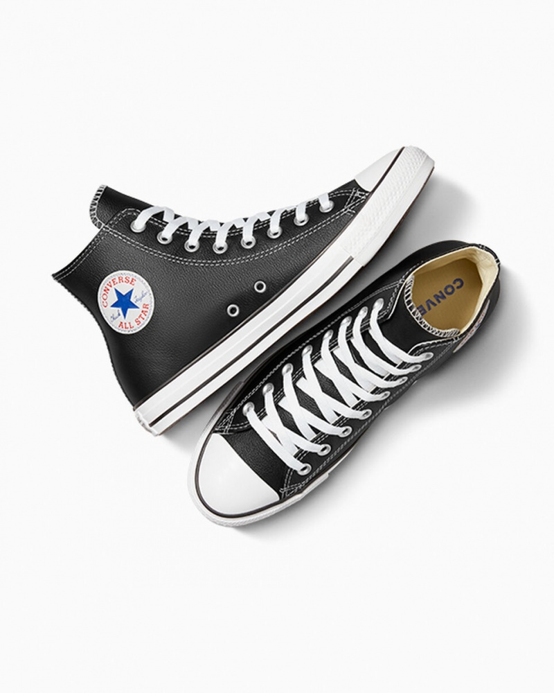 Converse Chuck Taylor All Star Leren Zwart | 1963-CQGBV