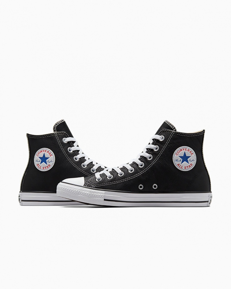 Converse Chuck Taylor All Star Leren Zwart | 1963-CQGBV