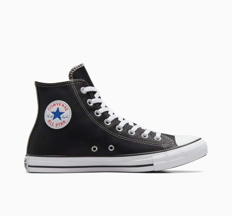 Converse Chuck Taylor All Star Leren Zwart | 1963-CQGBV