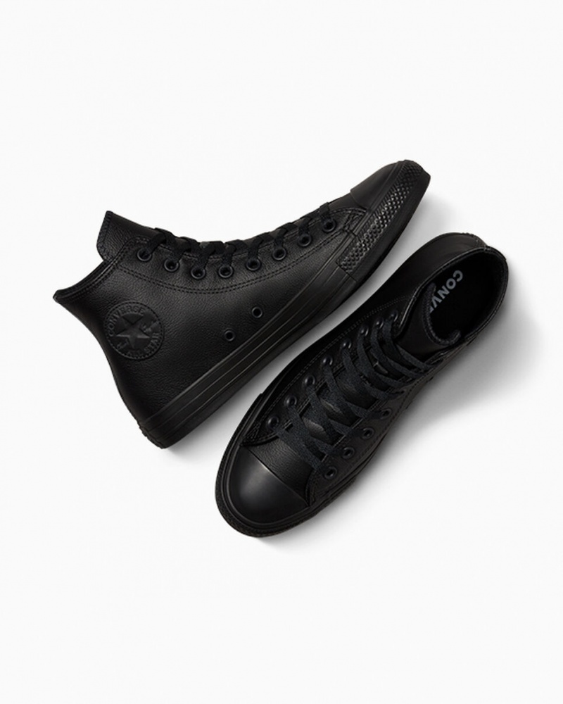 Converse Chuck Taylor All Star Leren Zwart | 3056-ZEIPR