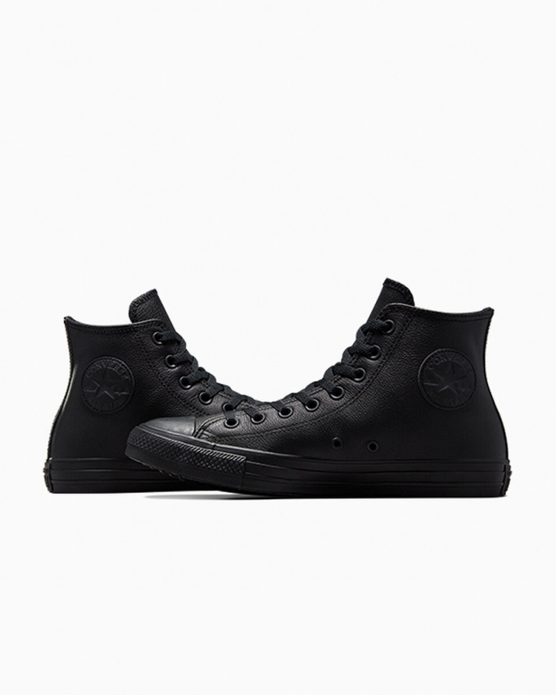 Converse Chuck Taylor All Star Leren Zwart | 3056-ZEIPR