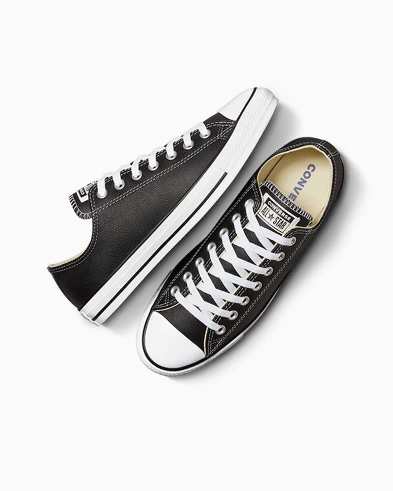 Converse Chuck Taylor All Star Leren Zwart | 3647-VPWCE