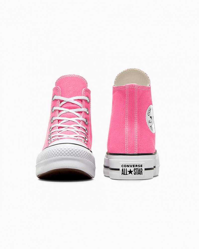 Converse Chuck Taylor All Star Lift Platform Roze Wit Zwart | 4381-VJMWU