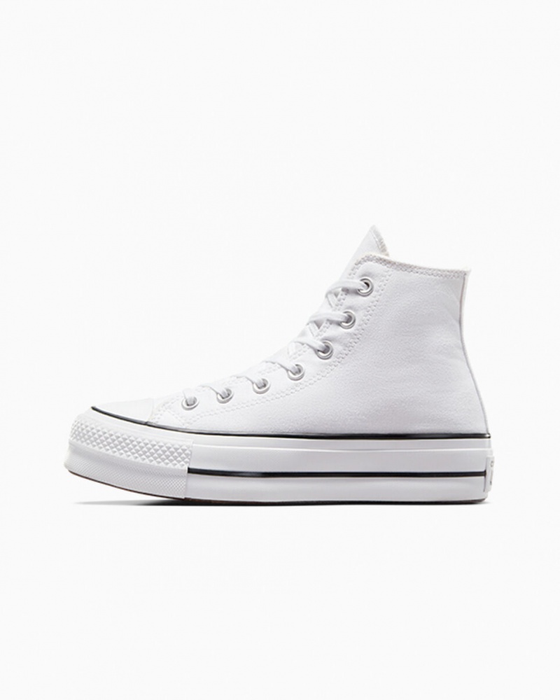 Converse Chuck Taylor All Star Lift Platform Wit Zwart Wit | 0692-KYHOU