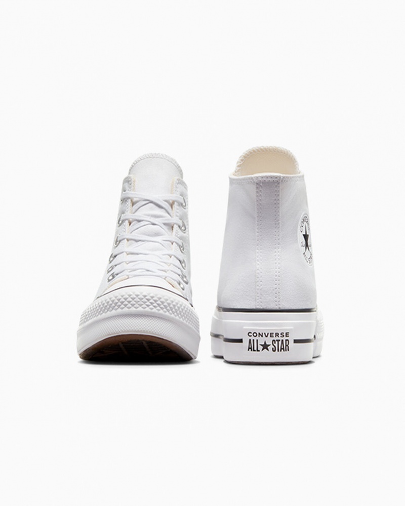 Converse Chuck Taylor All Star Lift Platform Wit Zwart Wit | 0692-KYHOU